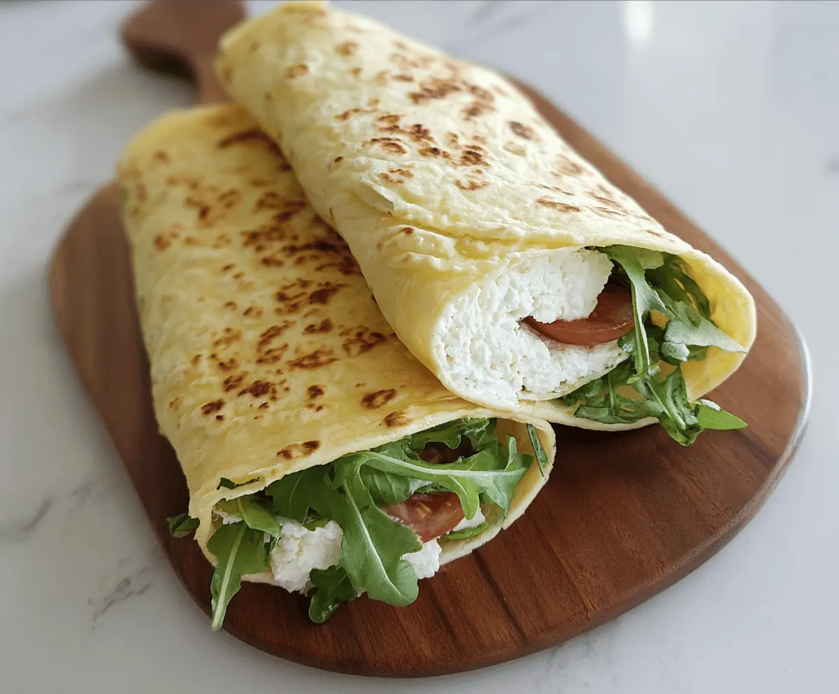 Two-Ingredient Cottage Cheese Wraps