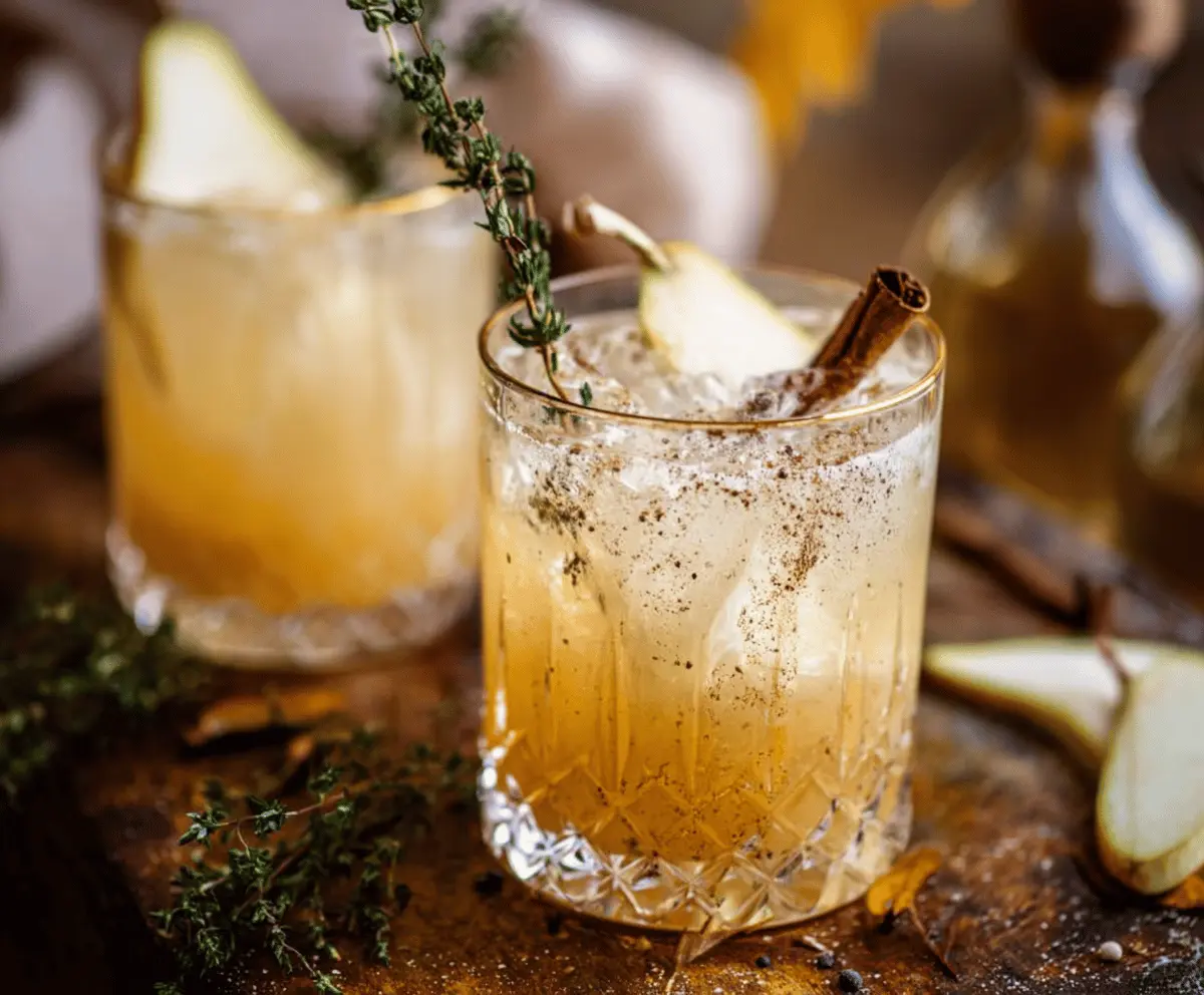 Vanilla Pear Mocktail for Cozy Autumn Sipping 