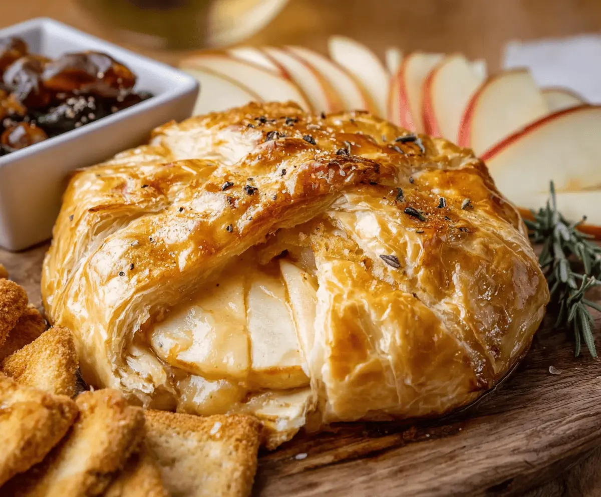 Baked Brie in Puff Pastry