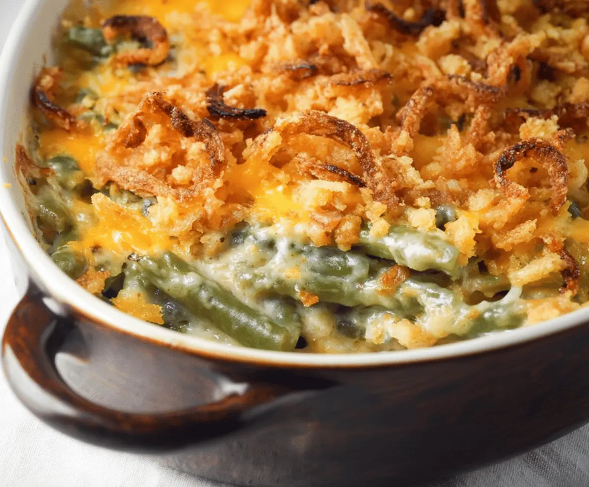 Cheddar Bay Green Bean Casserole