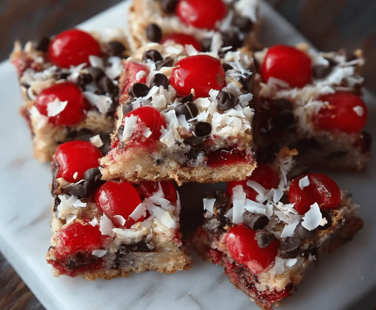 Cherry Magic Cookie Bars
