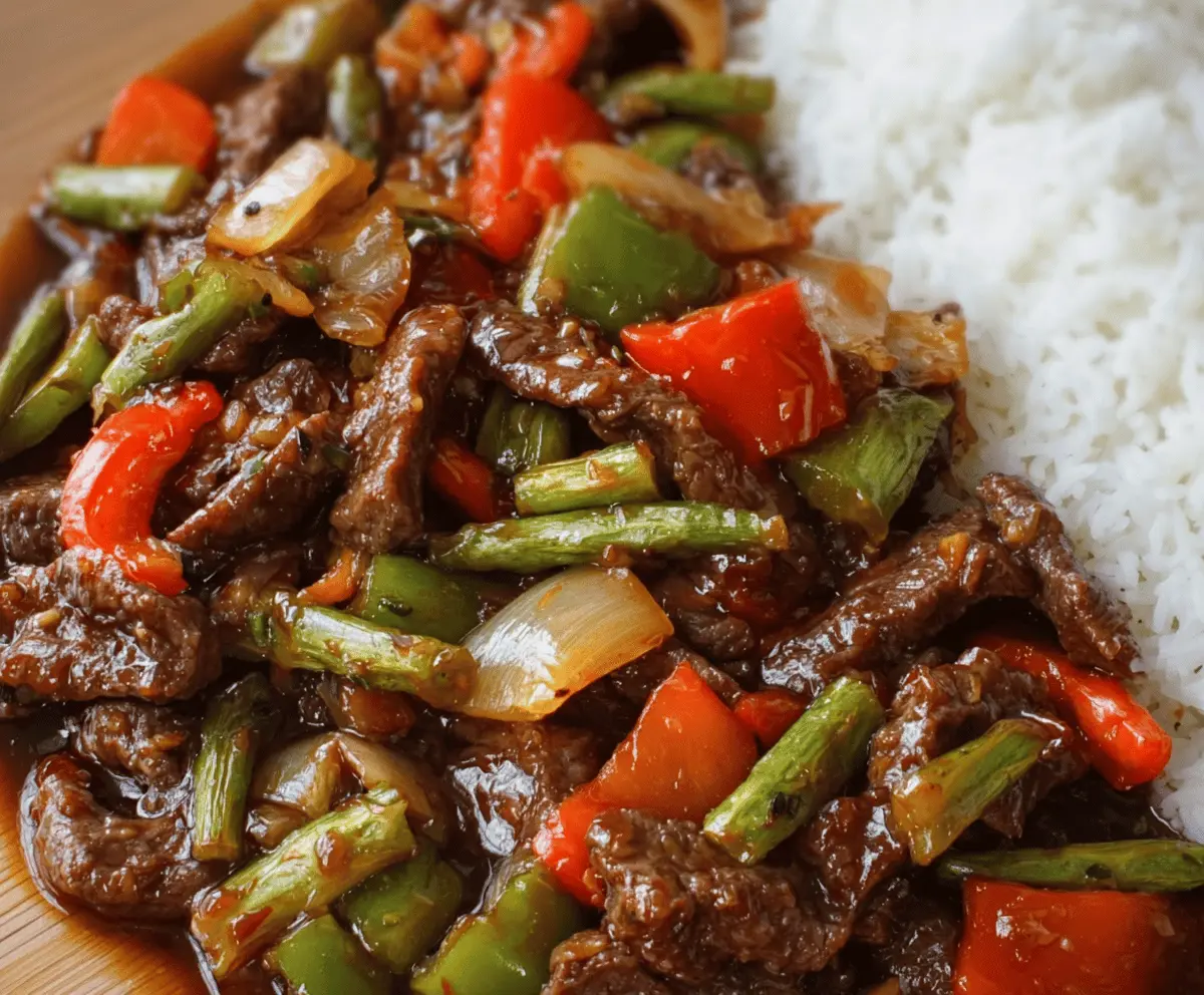 Chinese Pepper Steak Recipe