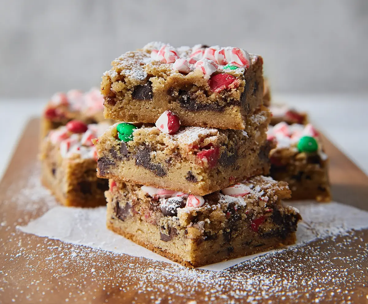 Christmas Blondies