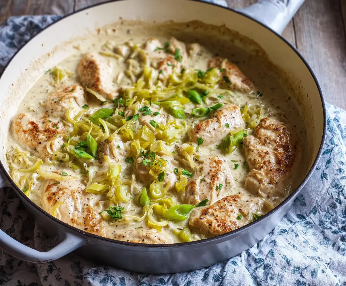 Creamy Pepperoncini Chicken Skillet