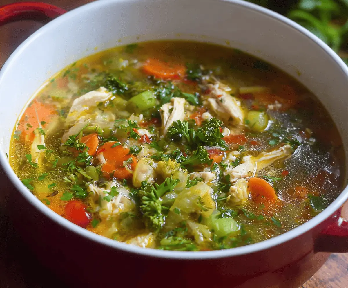 Detox Chicken Soup Recipe