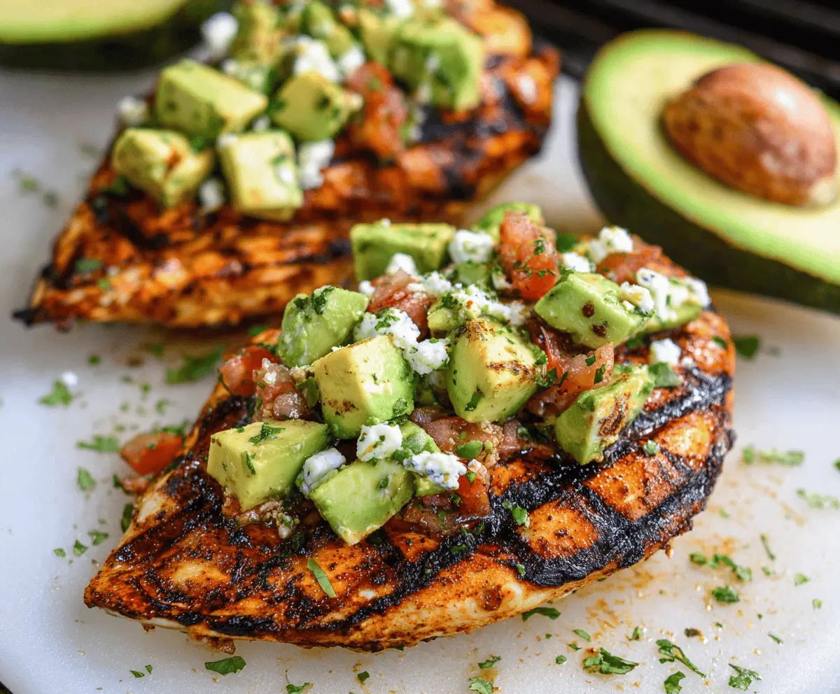 Grilled Avocado Chicken