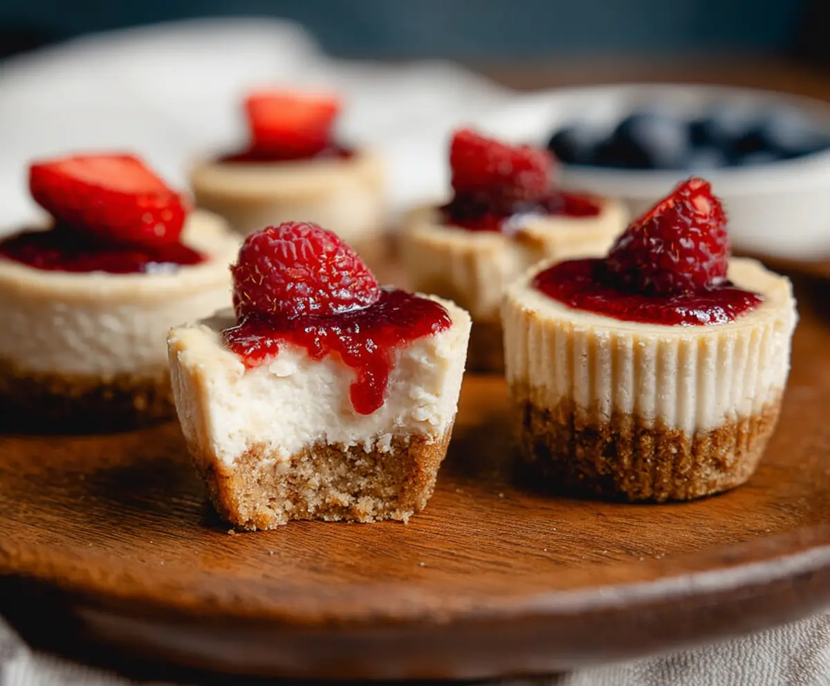 Mini Vegan Cheesecakes (Baked)