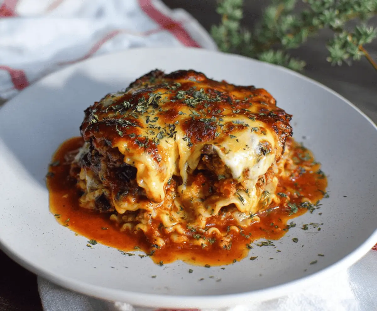 Pasta-less Lasagna Stackers