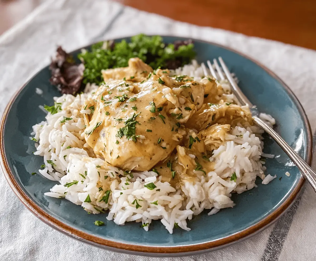Slow Cooker Chicken and Gravy