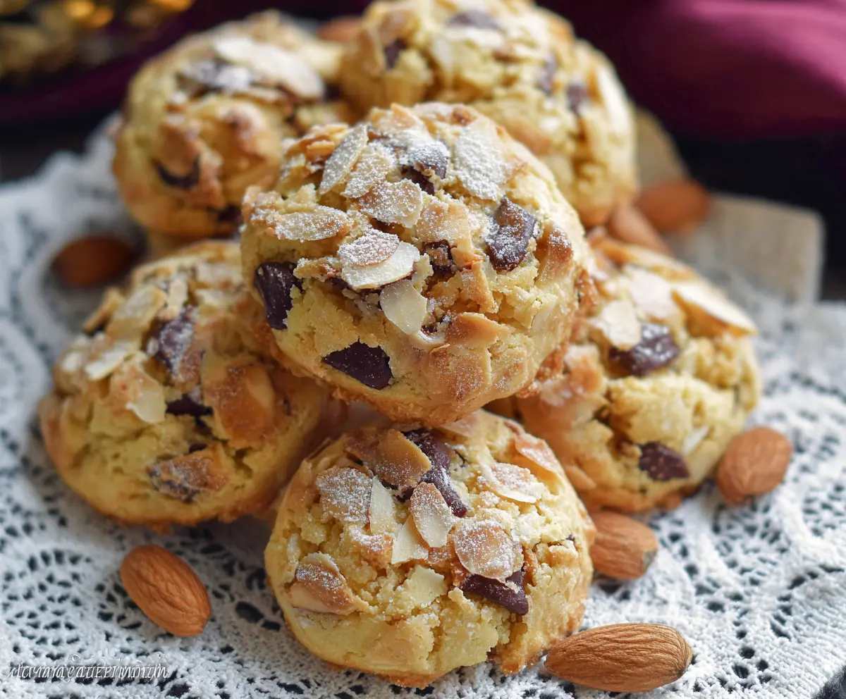 Almond Chocolate Chip Cookies