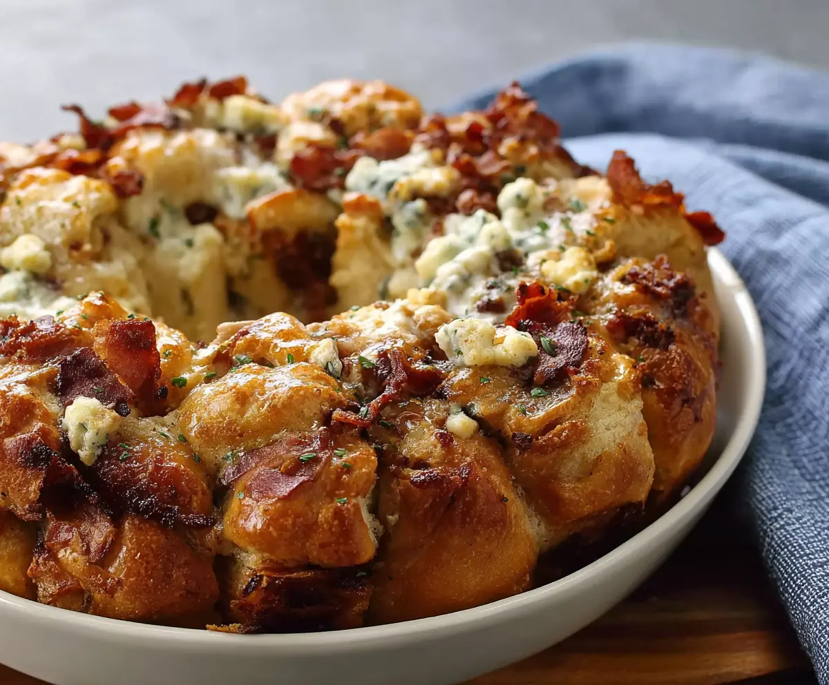 Bacon Gorgonzola Pull Aparts