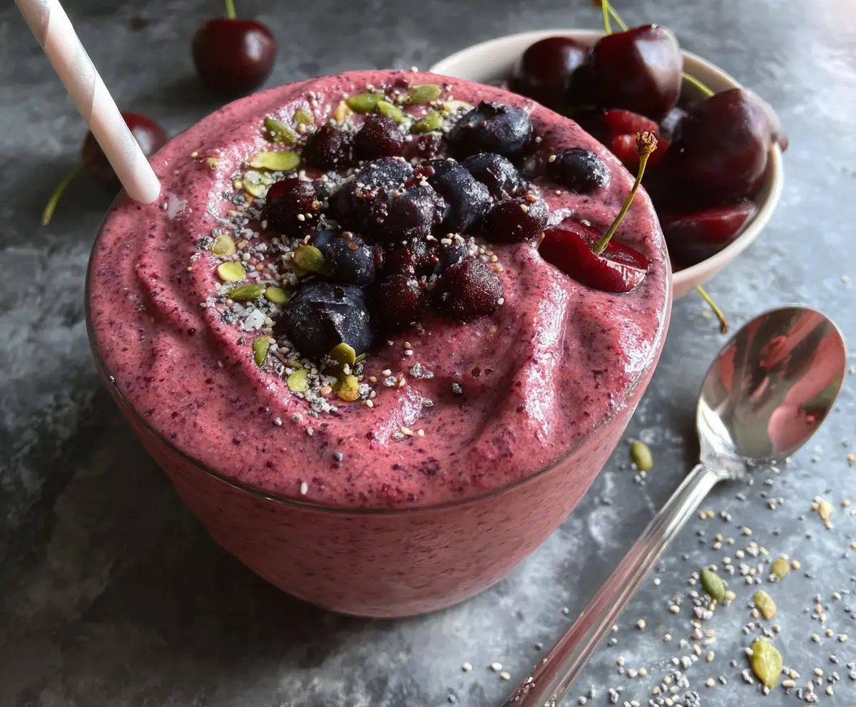Blueberry Cherry Smoothie