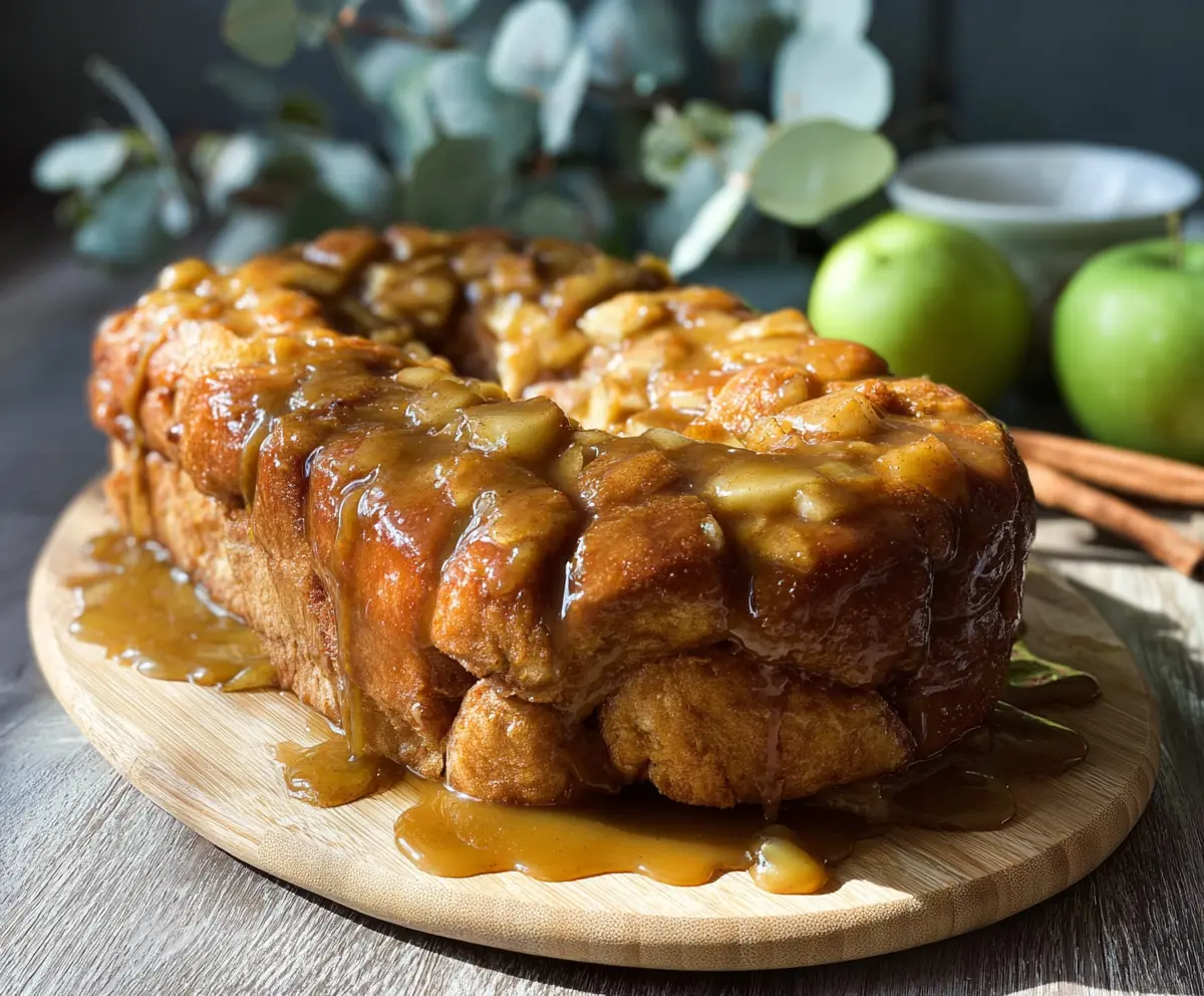 Caramel Apple Monkey Bread (Dairy-Free)