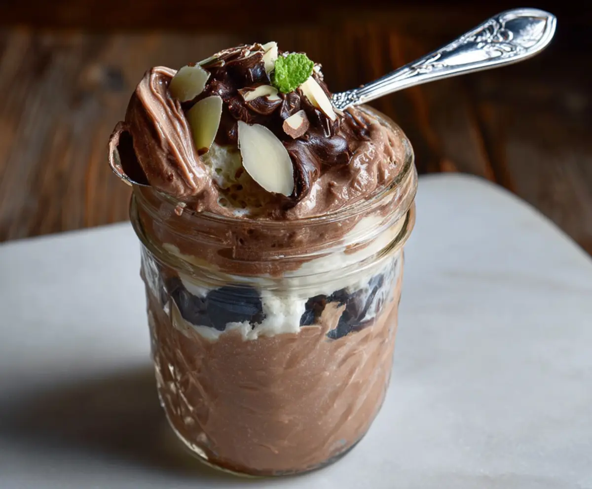 Chocolate Almond Parfait