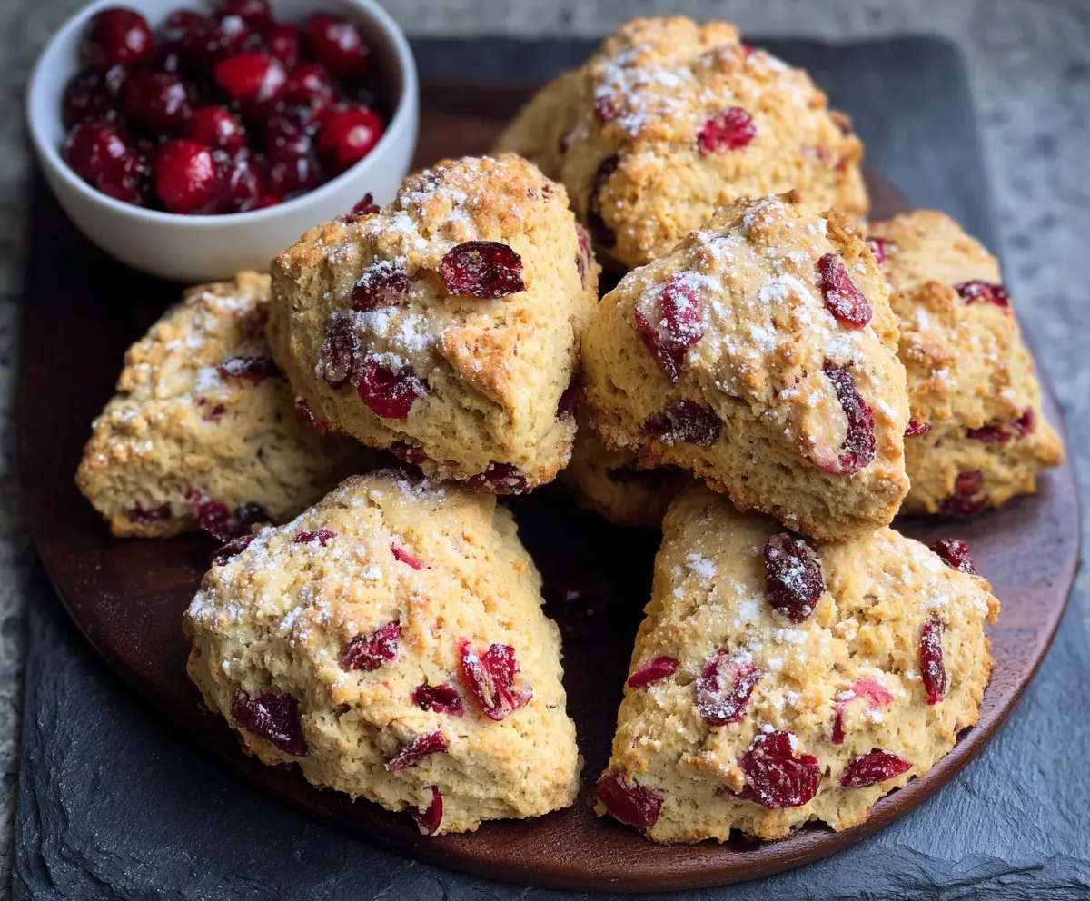 Gluten Free Cranberry Scones