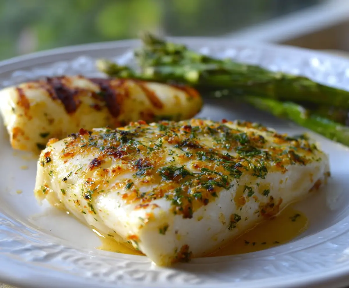Orange Dijon Grilled Halibut