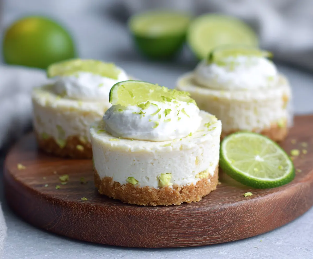 Vegan Mini Key Lime Cheesecakes