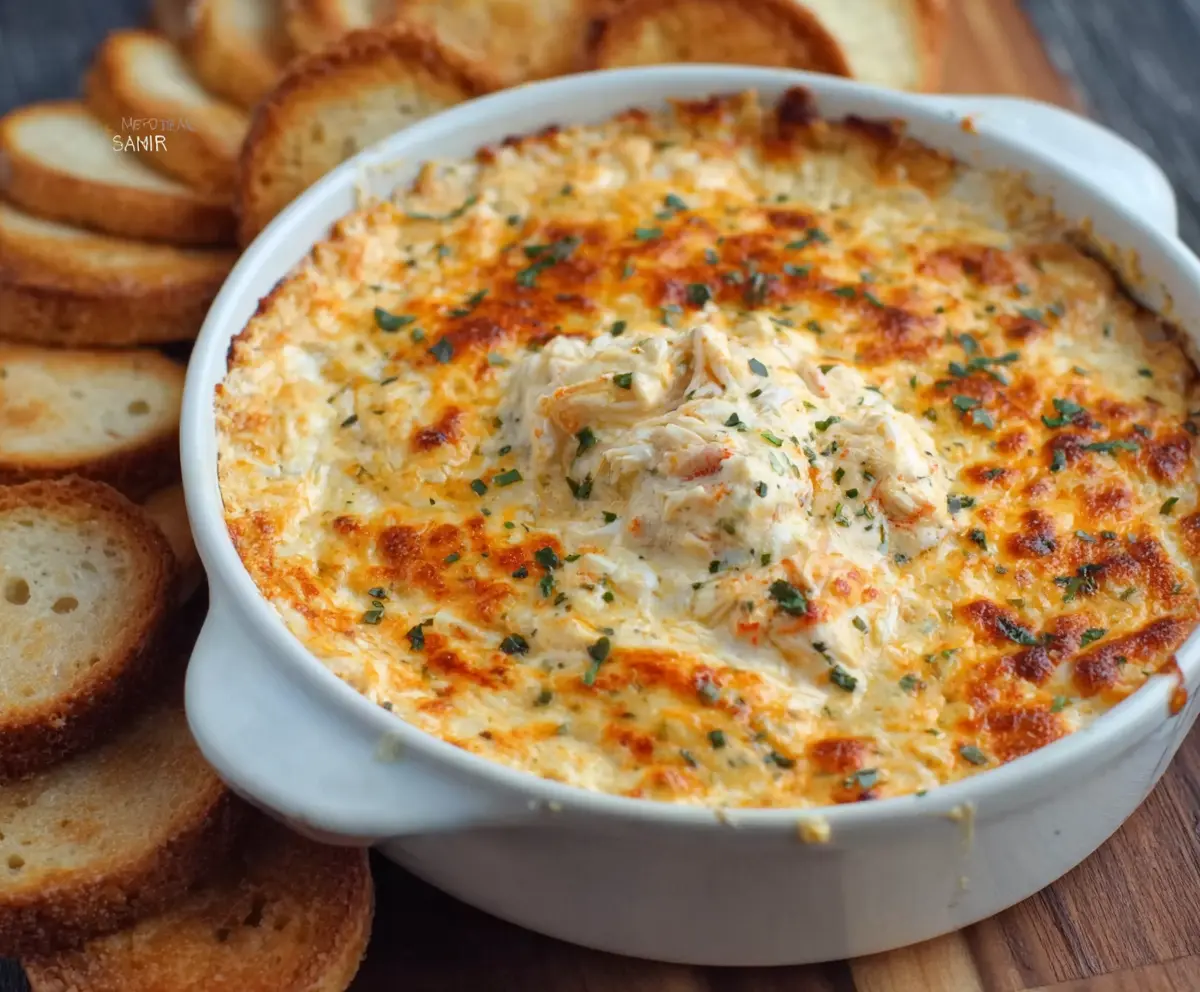 Cheesy Hot Crab Dip
