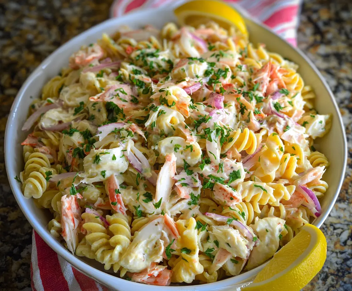Crab Pasta Salad