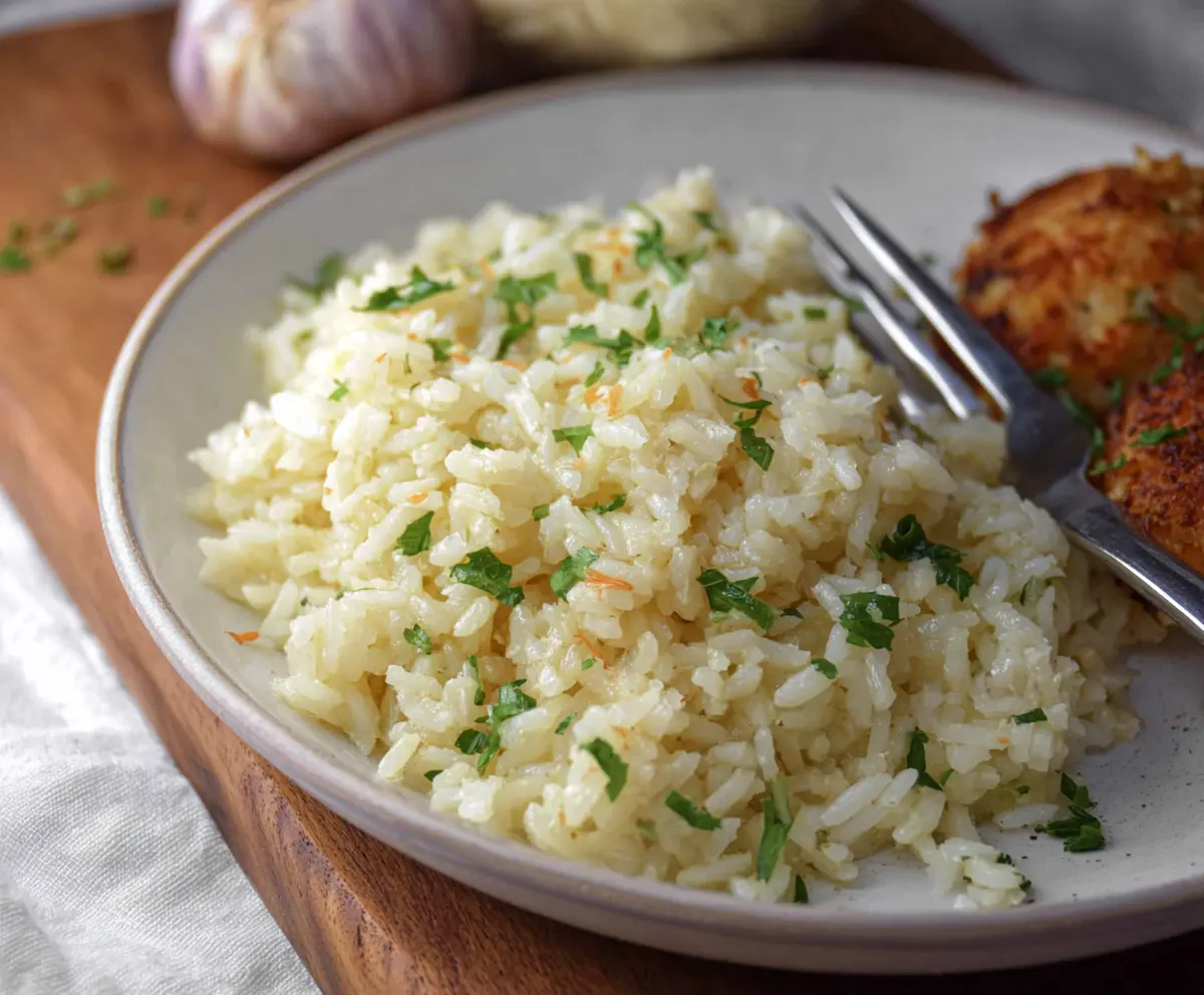 Garlic Parmesan Rice