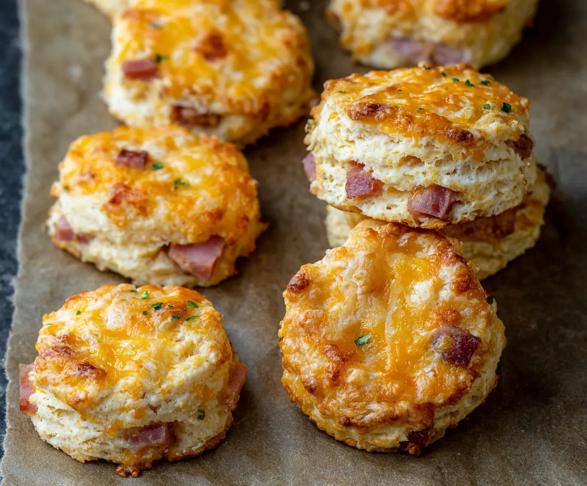 Ham & Cheese Biscuits