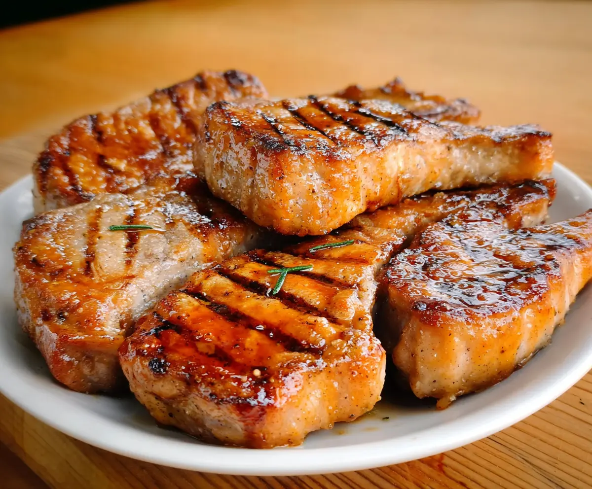 Juicy Grilled Pork Chops