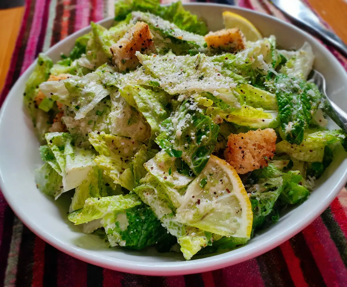 Nana's Crunchy Lemon Parmesan Salad