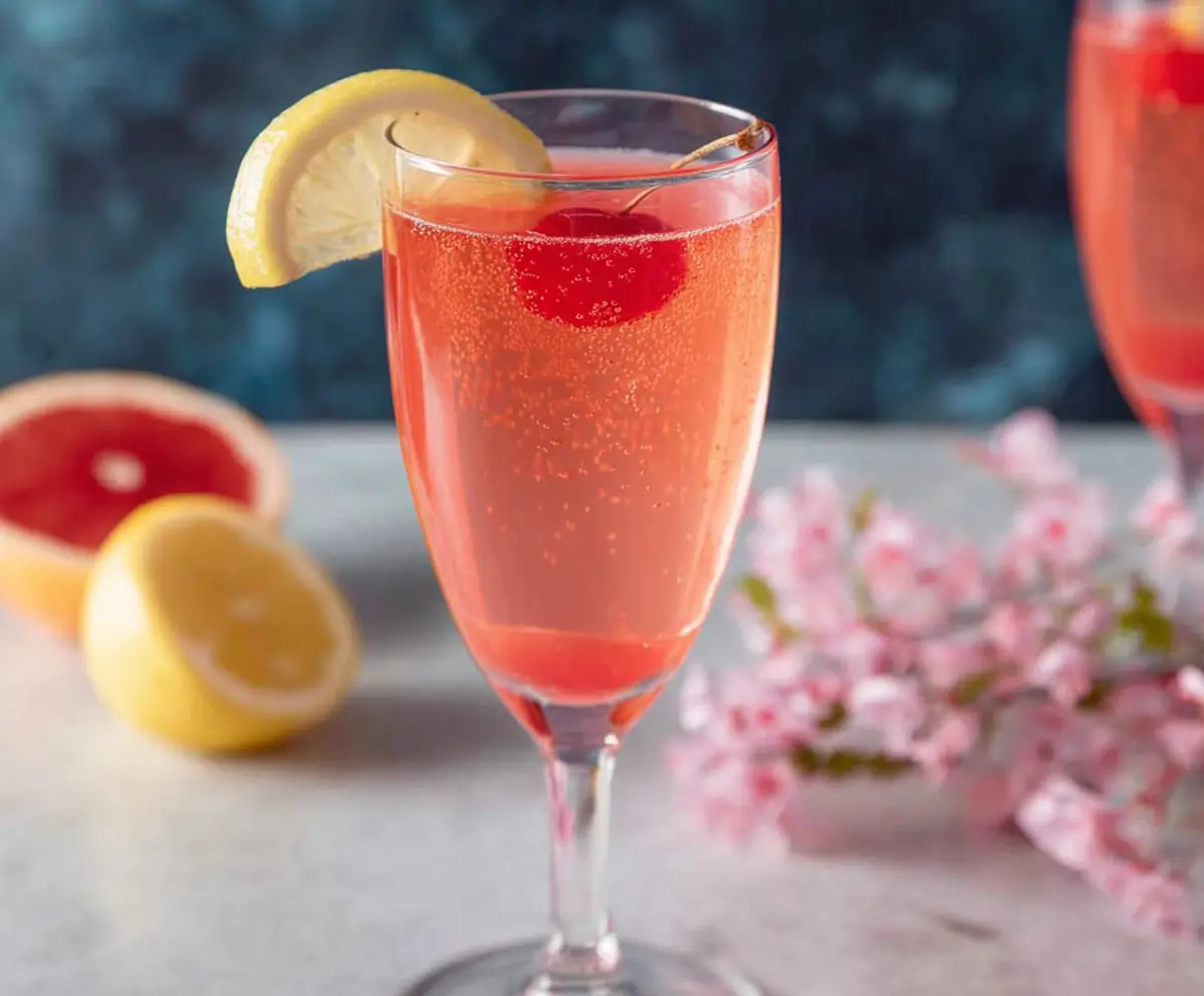 Pink Champagne Cocktail