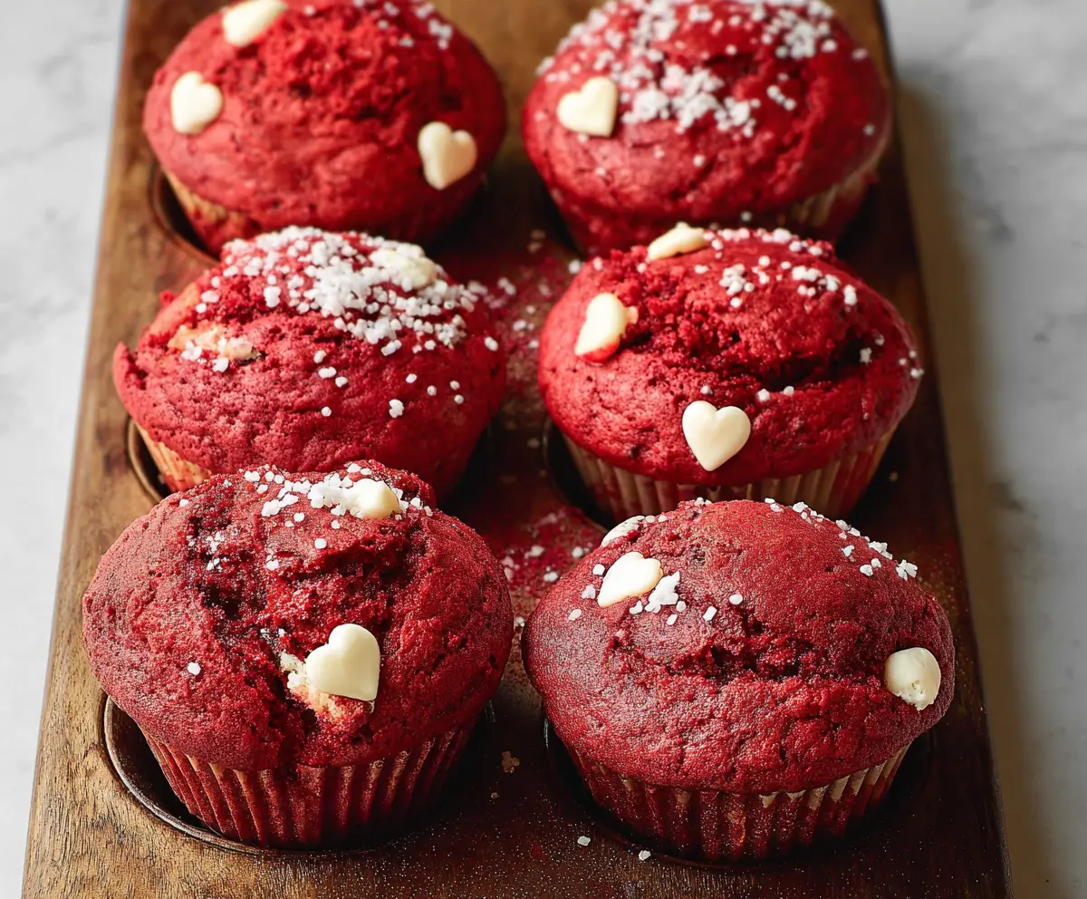 Red Velvet Muffins (Soft and Fluffy)