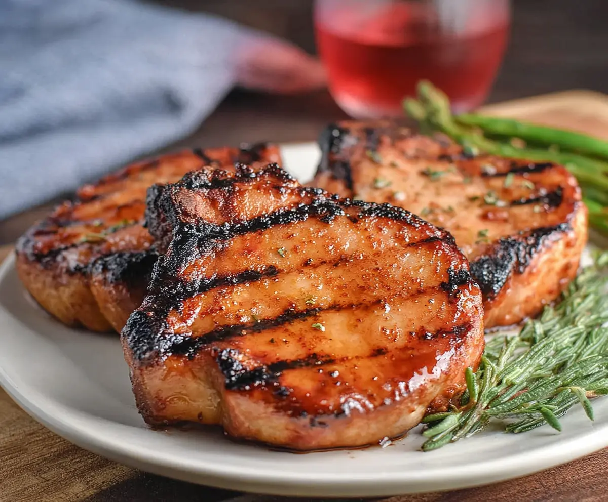 Southern Sweet Grilled Pork Chops