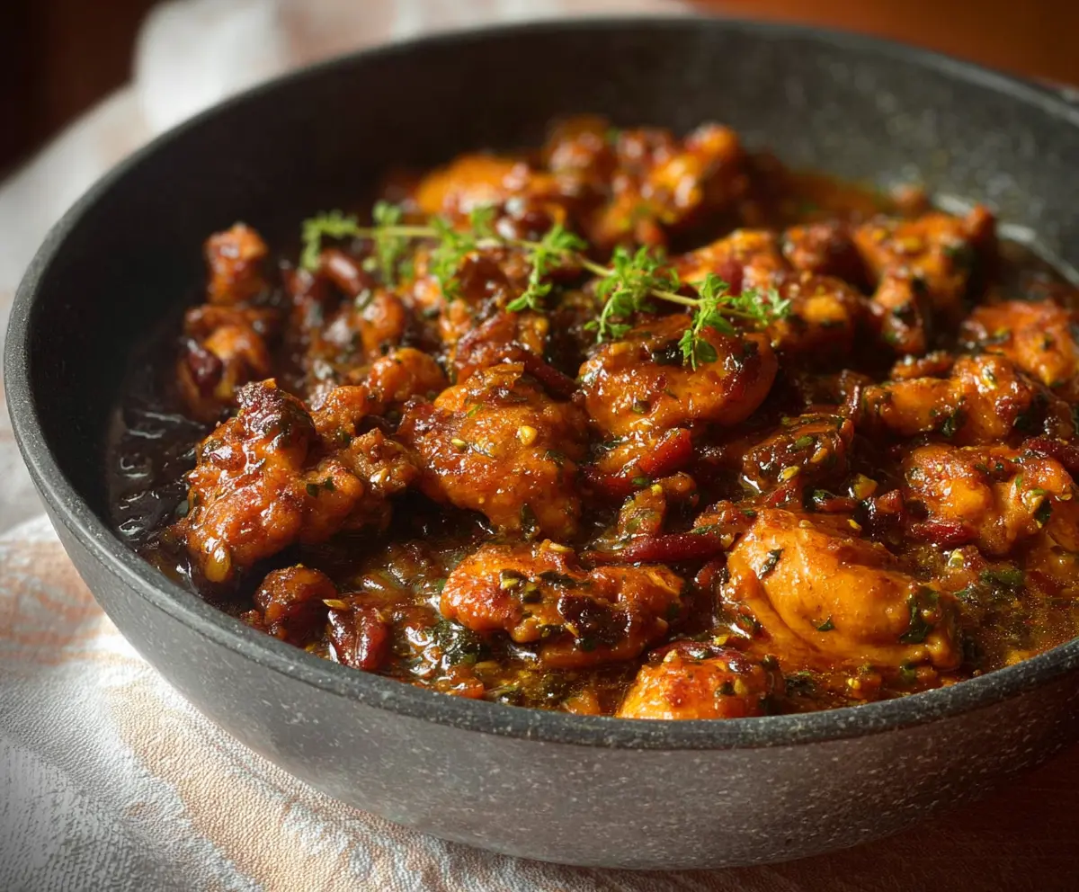 Boneless Brown Stew Chicken