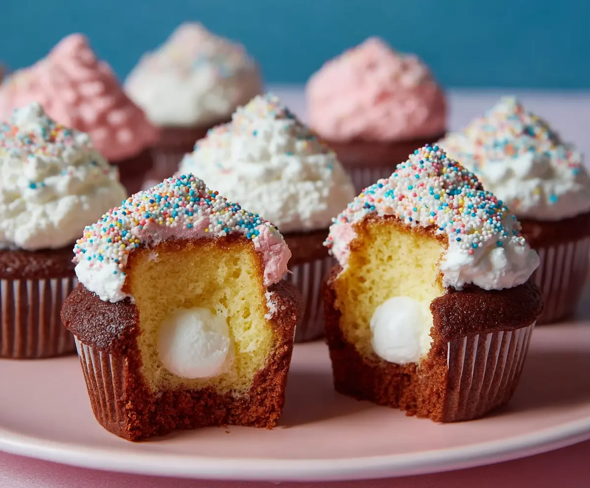 Cream-Filled Cupcakes