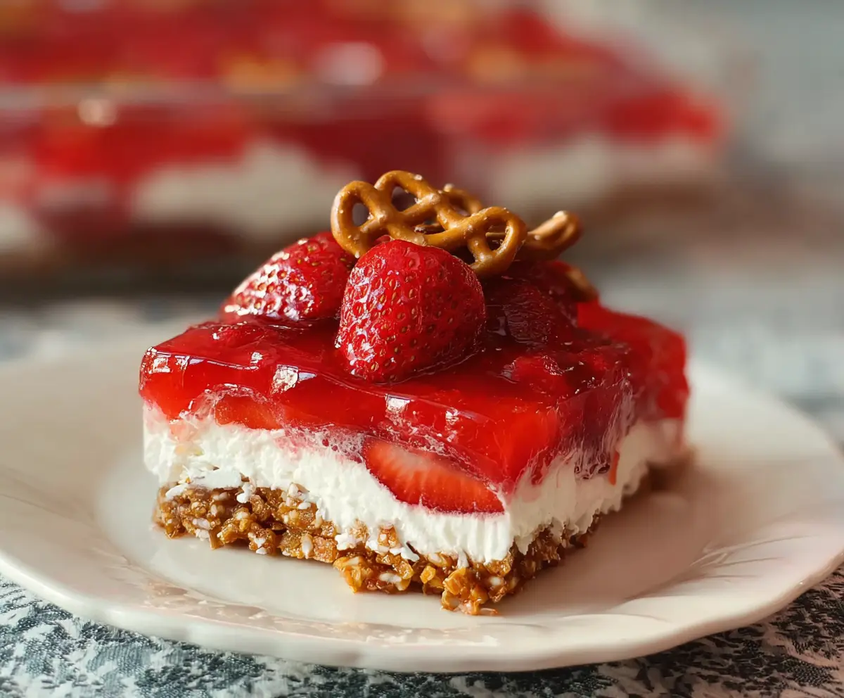 Strawberry Pretzel Salad