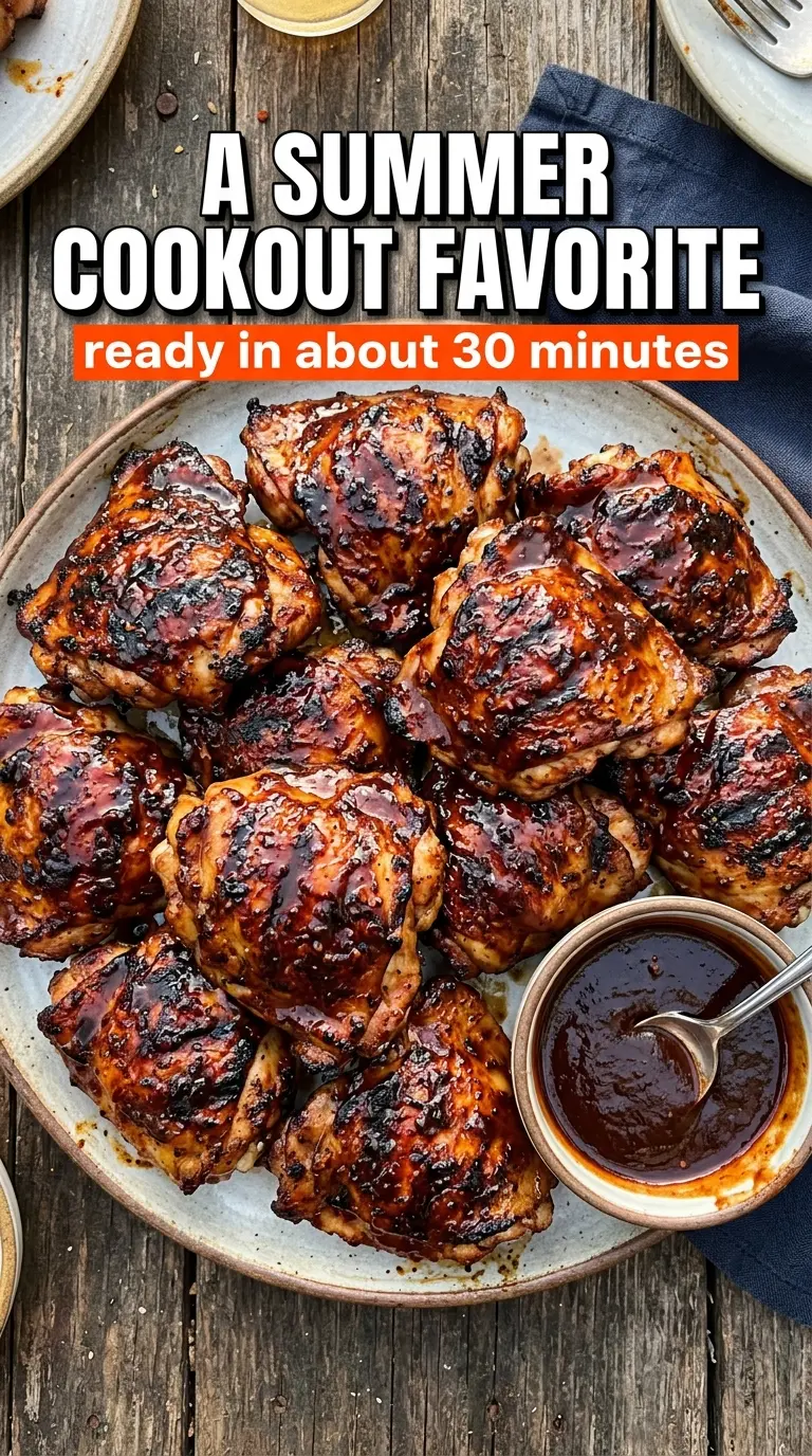 BBQ chicken thighs