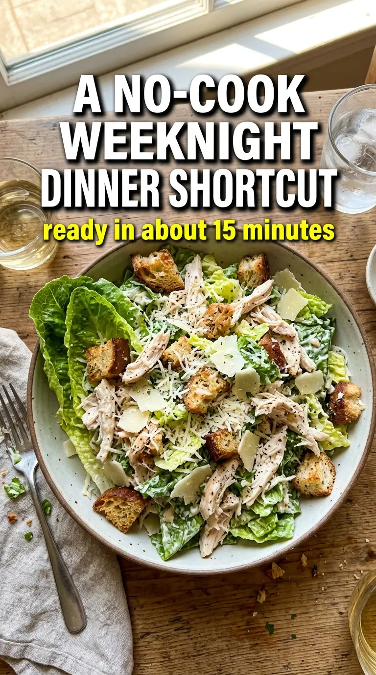 Rotisserie Chicken Caesar Salad
