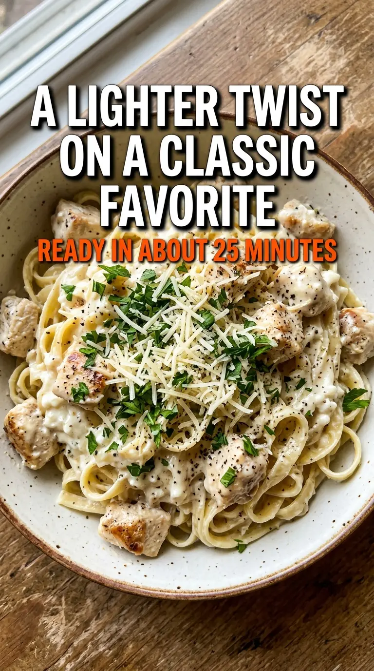 High-Protein Cottage Cheese Chicken Alfredo