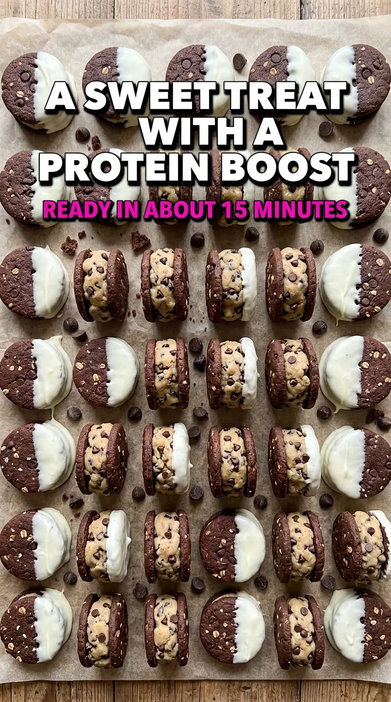 Protein Cookie Dough Oreos