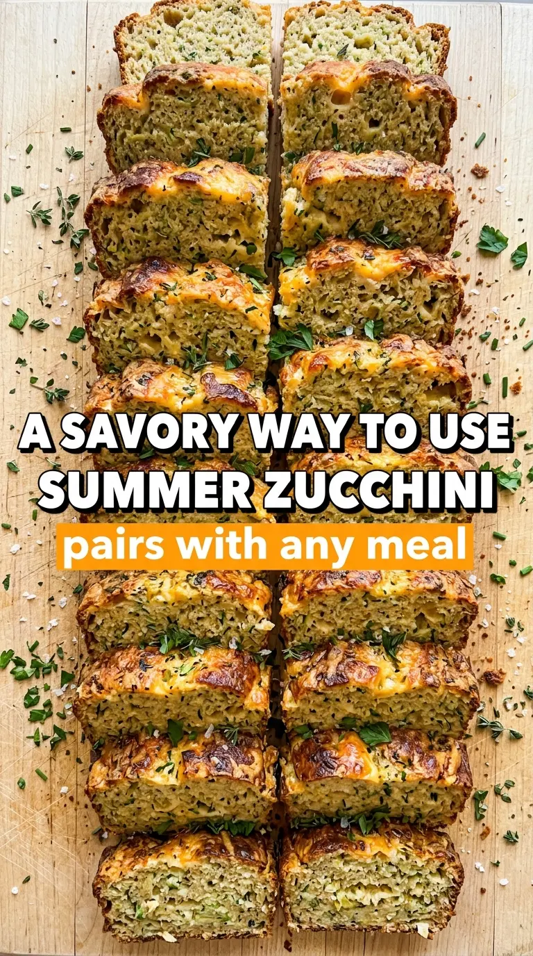 Zucchini Cheddar Herb Bread