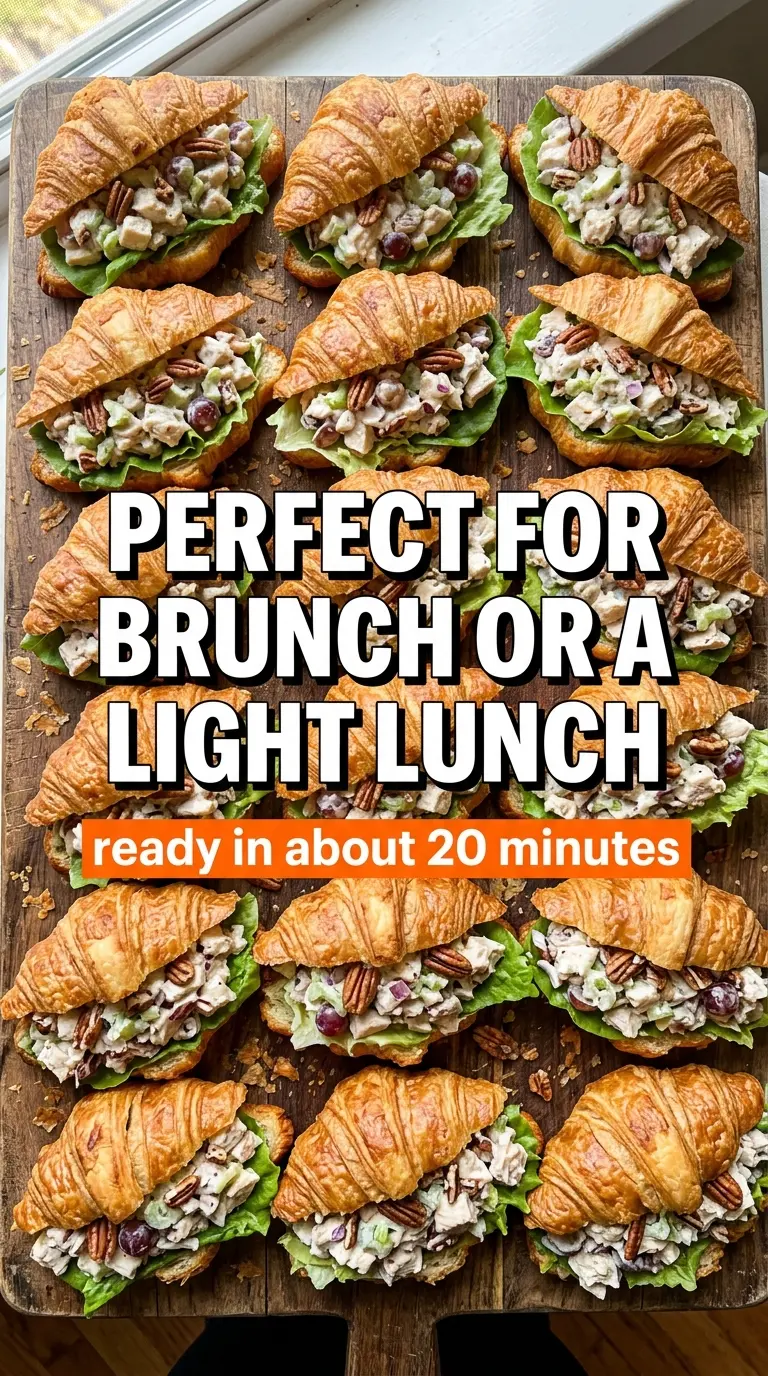Chicken Salad Croissant Sandwiches