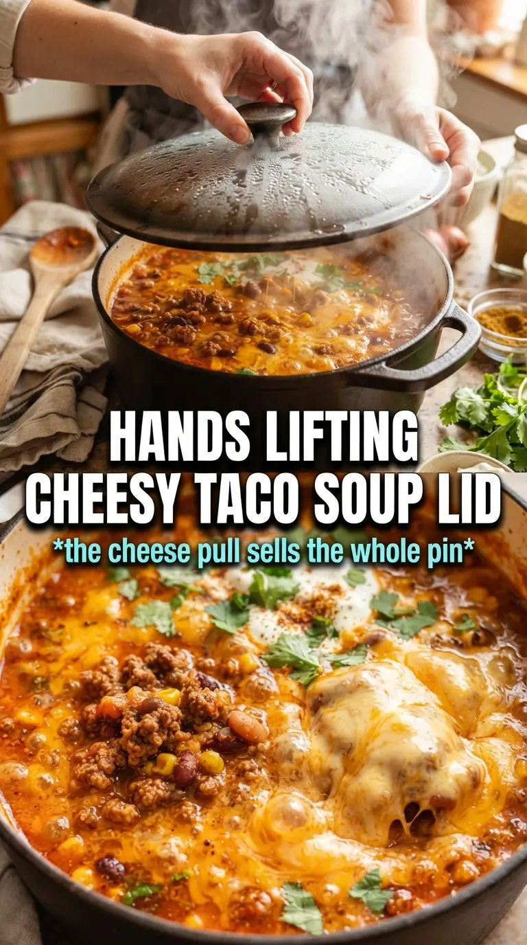 Cheesy Taco Soup creamy Tex-Mex