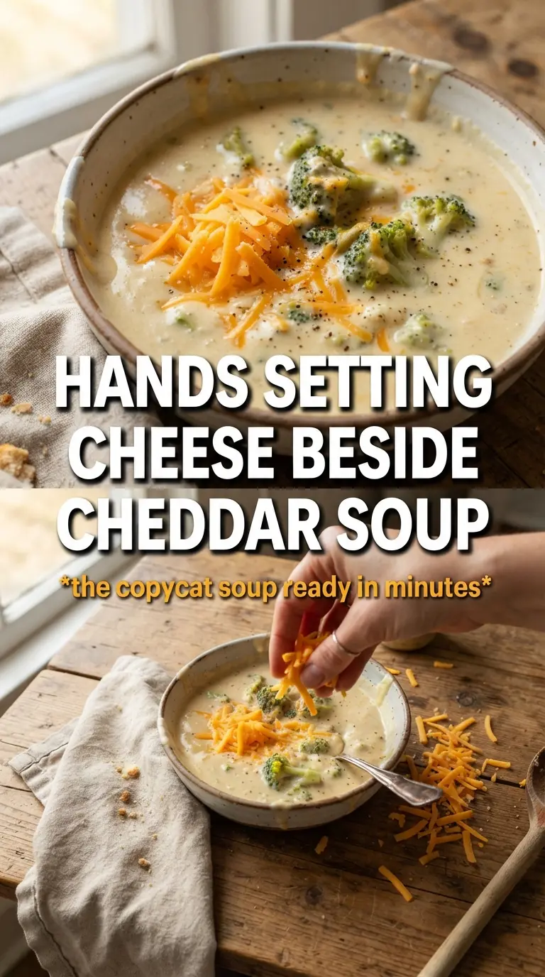 Instant Pot Broccoli Cheddar Soup creamy cheesy