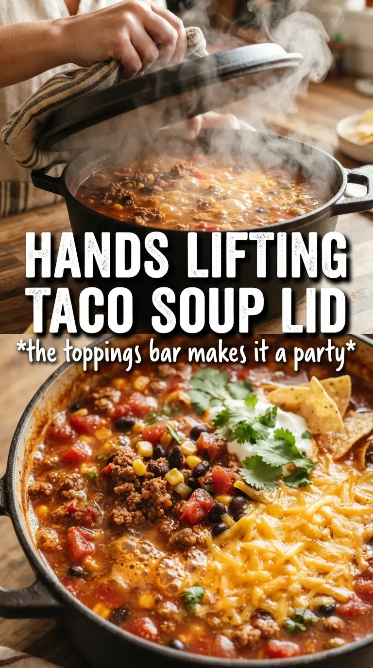 Taco Soup bold Tex-Mex hearty