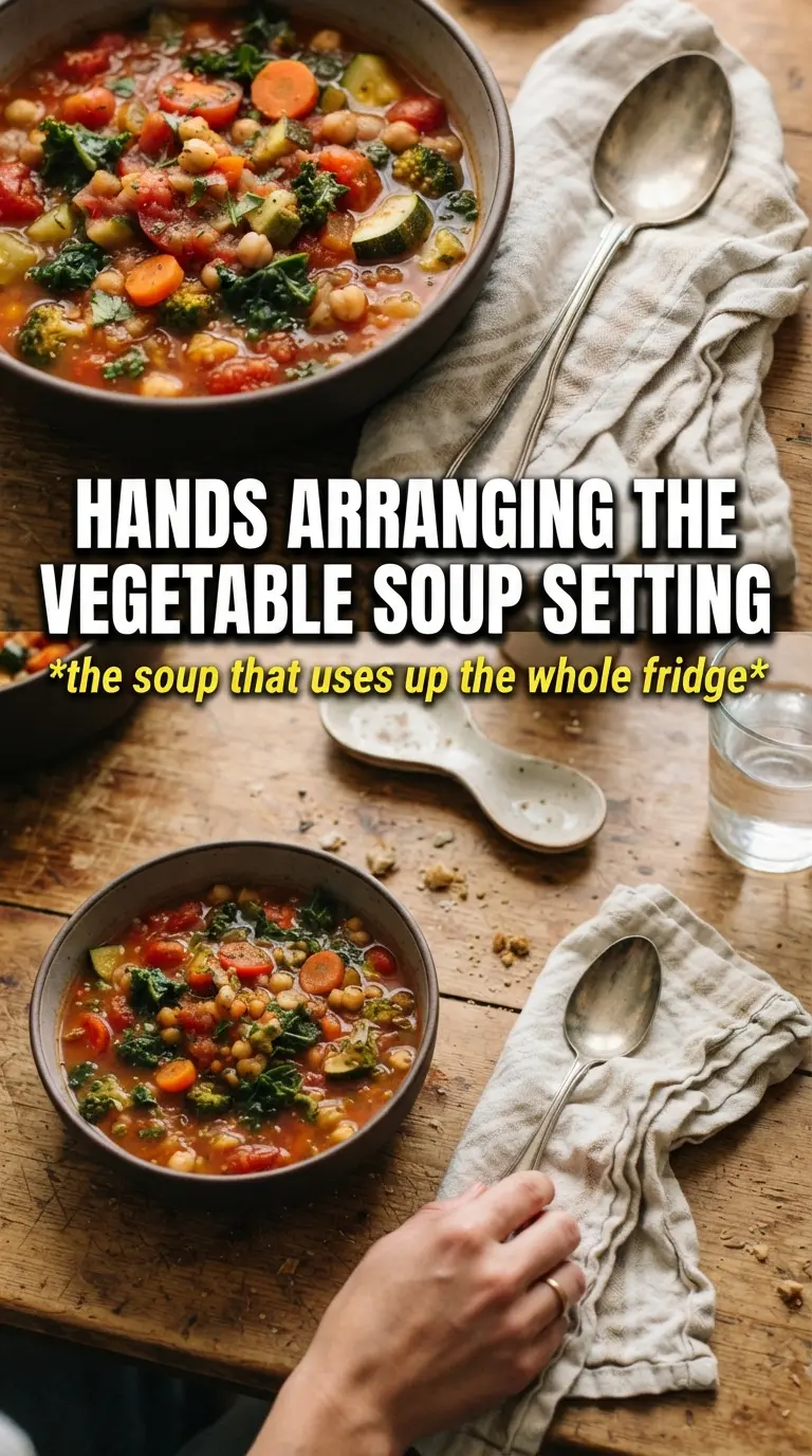 Vegetable Soup clear broth colorful vegetables